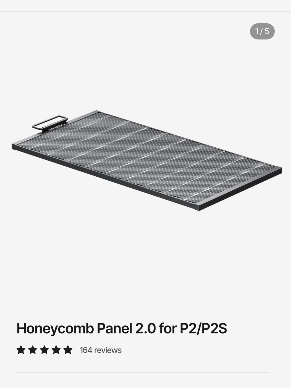 Honeycomb Panel 2.0 for P2/P2S – Gray